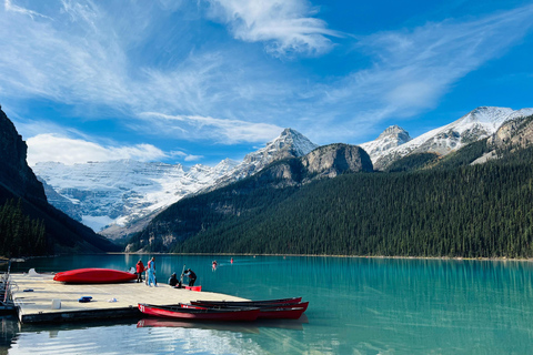 Halvdagsutflykt i liten grupp till Lake Louise och Moraine Lake