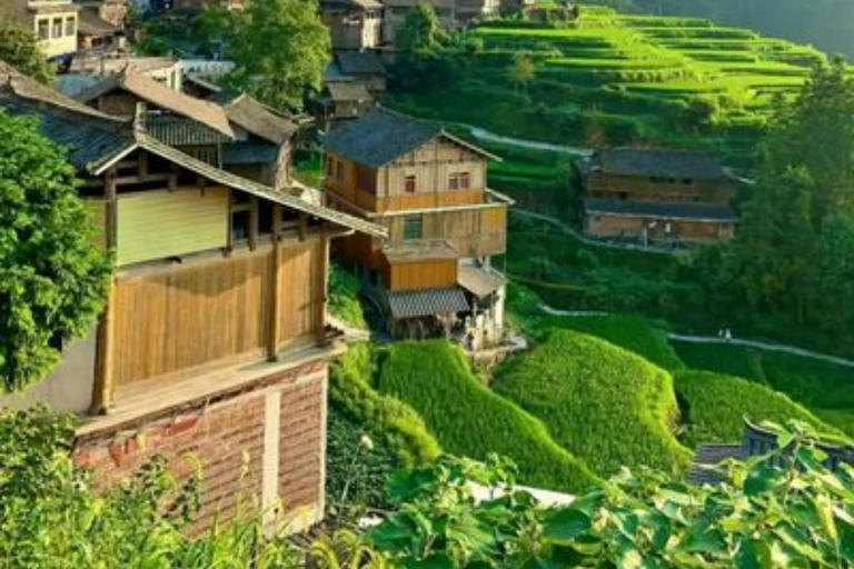 Guangxi: Longji Rice Terraces Cable Car Sightseeing Business Vehicle Small Group + Round-trip Ropeway