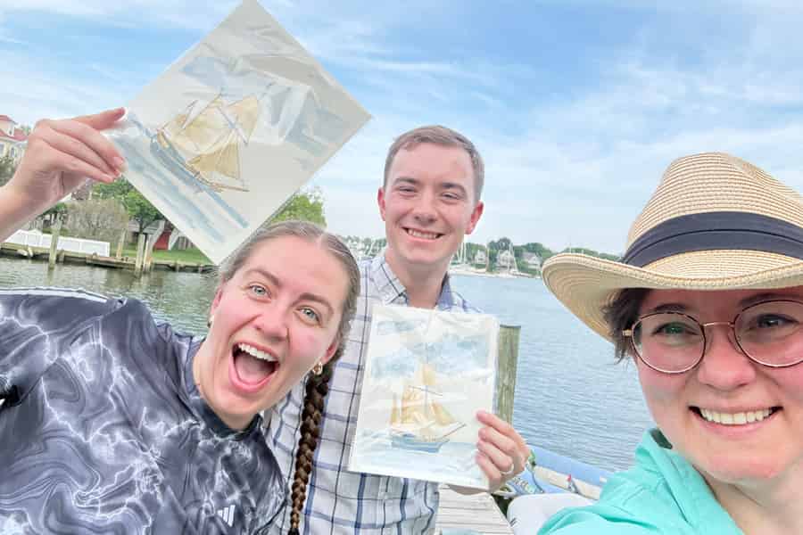 Annapolis: Male ein historisches Schiff. Foto: GetYourGuide Annapolis: Male ein historisches Schiff. Foto: GetYourGuide