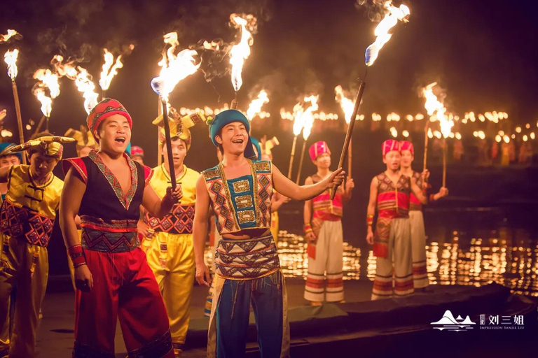 Guilin: Impression of Sanjie Liu Show Ticket A1 Tickets: Highest section with covered seating.