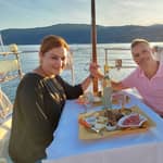 Aperitivo al tramonto in barca a vela sul Lago Maggiore con musica dal vivo