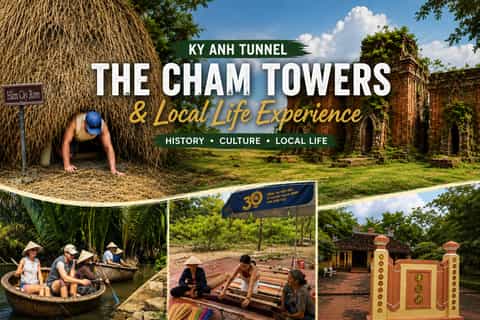 From Hoi An/Da Nang: Ky Anh Tunnel & Basket Boat Day Trip - Image 3