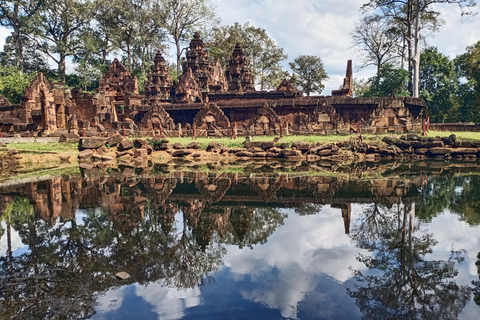 Siem Reap: Visita de um dia a Angkor Wat e ao Templo de Banteay Srei