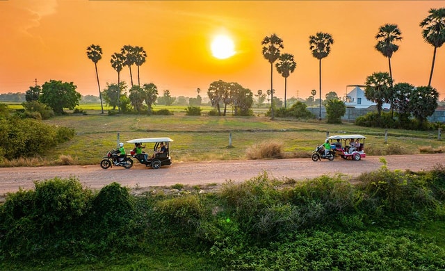 Siem Reap: Countryside Sunset Haft-Day Tour by Tuk Tuk