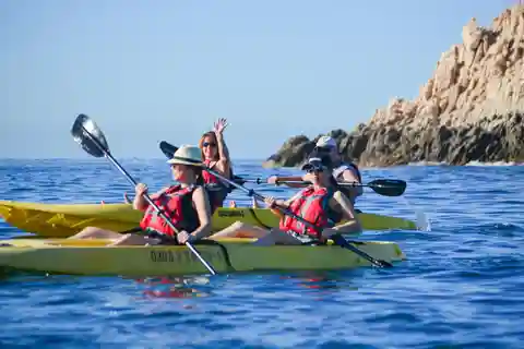 Los Cabos: Glass-Bottom Kayak and Snorkel Tour at Two Bays