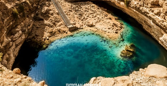 From Muscat: Wadi Shab, Ras Al Jinz, Wahiba Sands 2-Day Tour