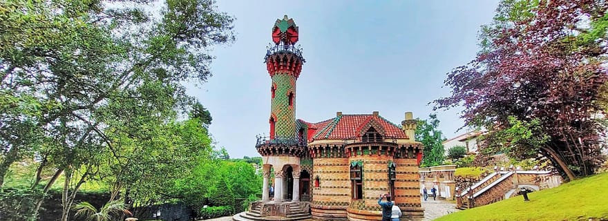 Santander : Comillas, modernisme et Capricho de Gaudi