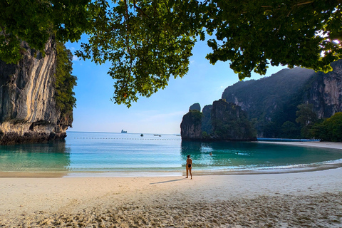 From Railay: Island Hopping Tour by Private Longtail Boat Option 2: Private Tour 4 Islands