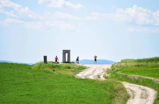 Toskana: Geführte Fahrradtour durch die Crete Senesi mit E-Bike-Option