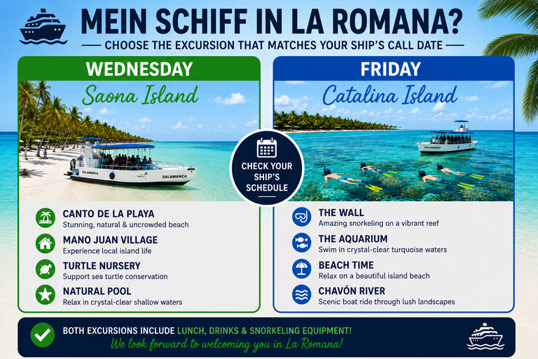 Mein Schiff: Catalina Island Snorkeling from La Romana