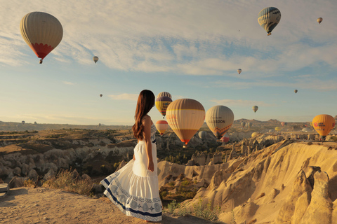 Visite de la zone photo de la Cappadoce en montgolfière