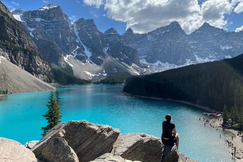 Calgary : Excursion d'une journée au lac Moraine, au lac Louise et aux lacs Emerald