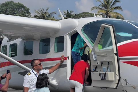 Colombo Urban & Coastal Scenic Flight with Private Transfer