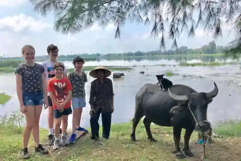 Buffalo Riding, Basket Boat and Cooking Class: Hoian/Da Nang