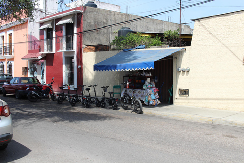 Recorrido gastronómico en bicicleta eléctrica por Oaxaca.