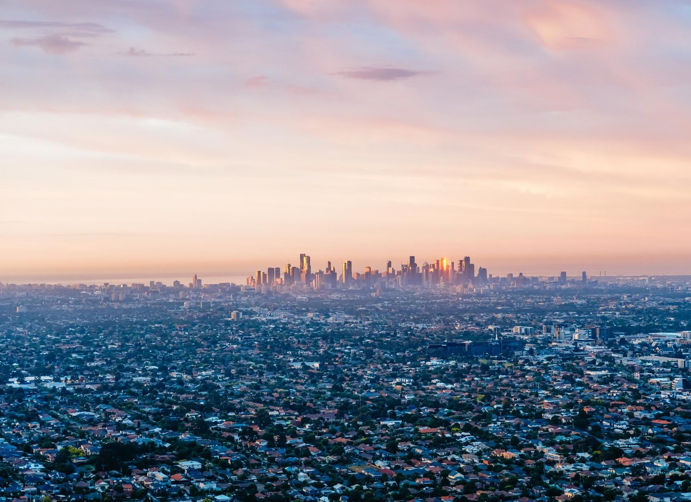 Melbourne: Ballonflyvning ved solopgang