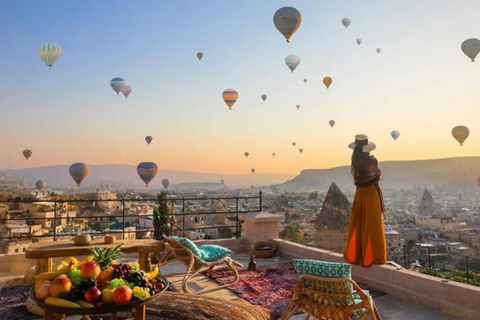 Vanuit Antalya: Cappadocië voor 2 dagen, Grottenhotel (optioneel)3 sterren hotelaccommodatie