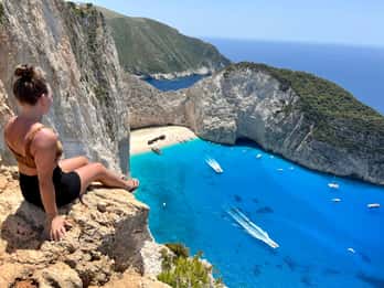 Zakynthos: Shipwreck Beach with Blue Caves Land & Sea Tour