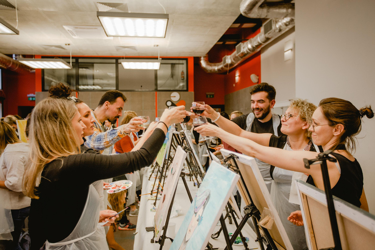 Neonfarben und Wein in WarschauNeonfarbe und Wein in Warschau