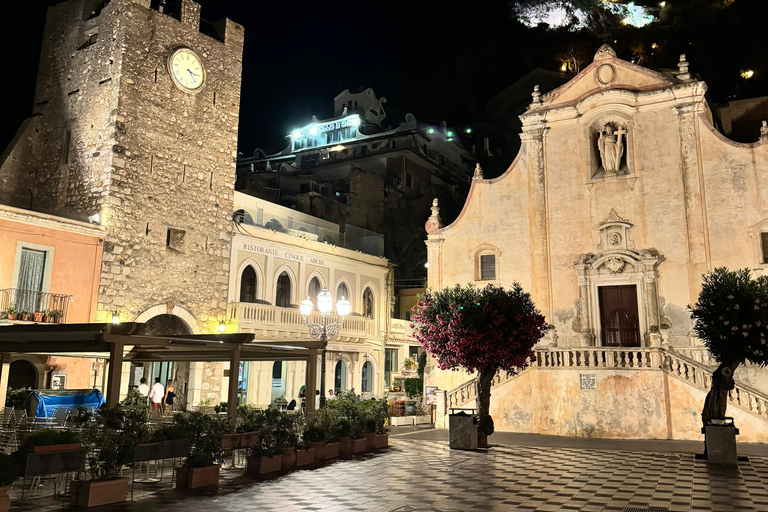 Taormina: Instagram tour with food, drink and sunset, Pick-Up from Catania