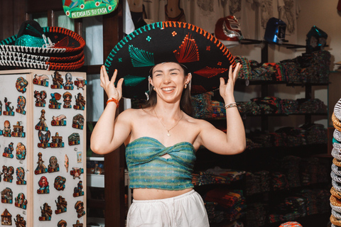 Cancun: lunch z nieograniczoną ilością tacos i zakupy z przewodnikiemNieograniczony lunch z taco i zakupy w Cancún