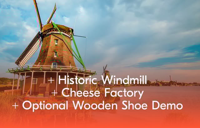 From Amsterdam: Cheese, Windmills &amp; Wooden Shoes Tour