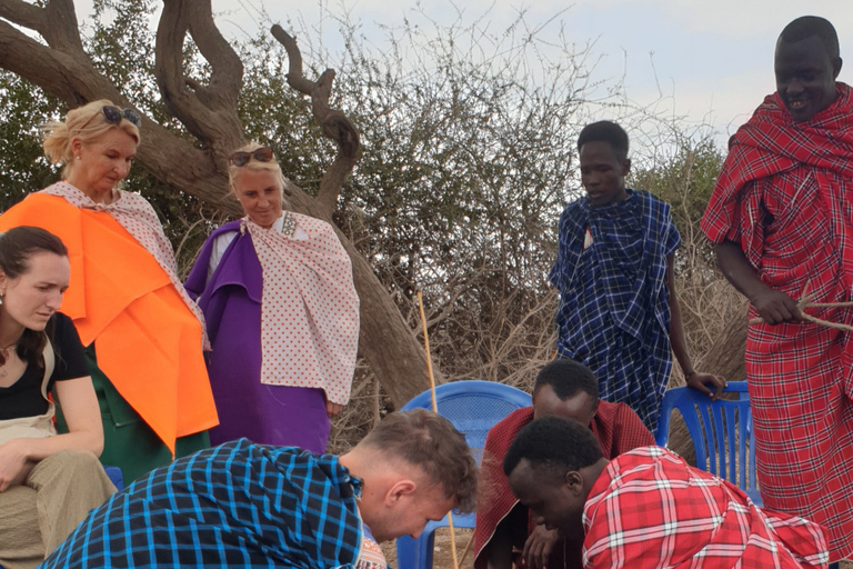 Maasai Boma Kulturerlebnis mit Mittagessen & GetränkenMaasai Boma-Abenteuer