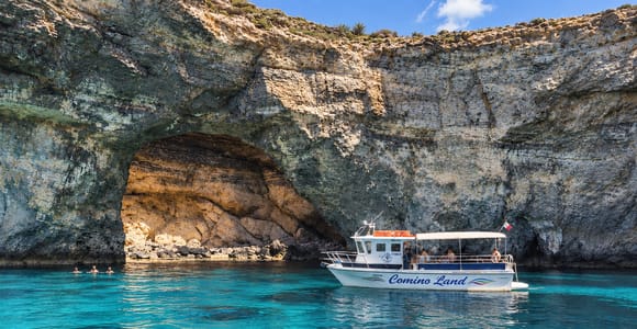 Malta: Blue Lagoon, Crystal Lagoon & Sea Caves Boat Tour