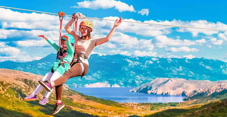 Krk Island: Ziplining Tour