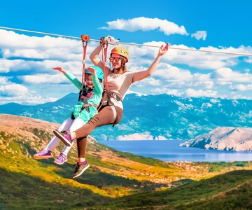 Krk Island: Ziplining Tour