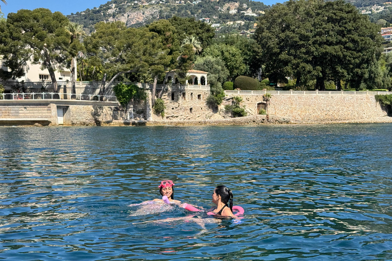 Cagnes : Snorkeling & Scenic Swim Stop to Cap d' Antibes