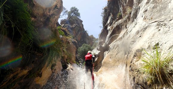 Marbella & Málaga: Private Full Pitch Canyoning in Rio Verde