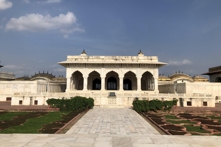 From Delhi: Agra Day Trip with Taj Mahal and Agra FortAC Car and Tour Guide Service Only