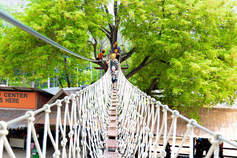 Phuket: Zipline Vliegen Hoger dan Havik met ATV OptieAlleen Zipline 18 Platform