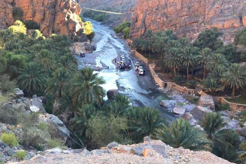 Tagestour nach Jabal Shams, Wadi Nakhar, Misfat Al Abriyeen