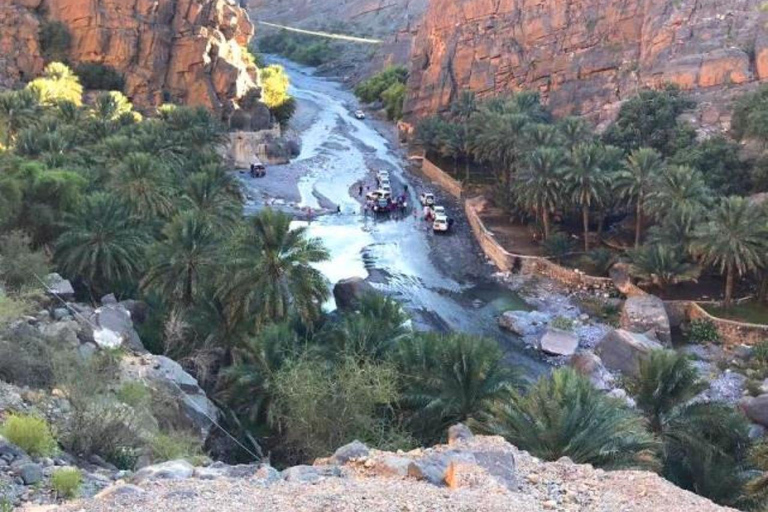 Dagtrip naar Jabal Shams, Wadi Nakhar, Misfat Al Abriyeen