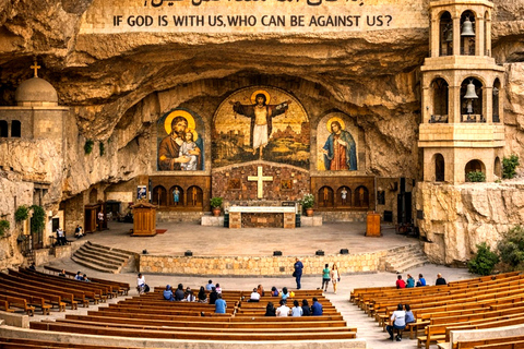 From Hurghada: Hidden Cairo , Pyramids & Cave Church 1- Pyramids , The Citadel & Mohamed Ali Mosque