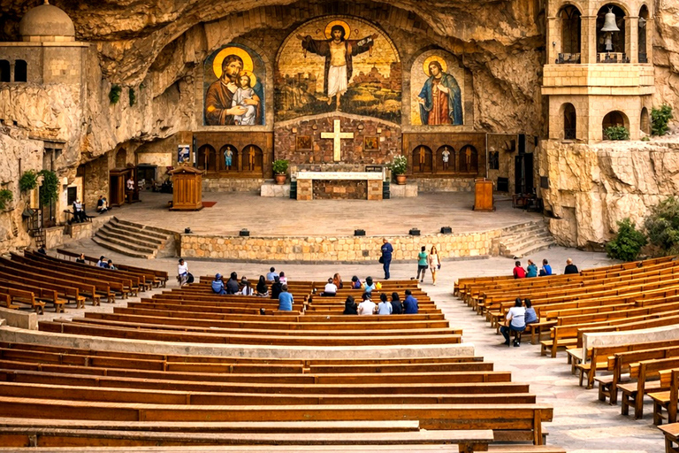From Hurghada: Hidden Cairo , Pyramids & Cave Church 1- Pyramids , The Citadel & Mohamed Ali Mosque