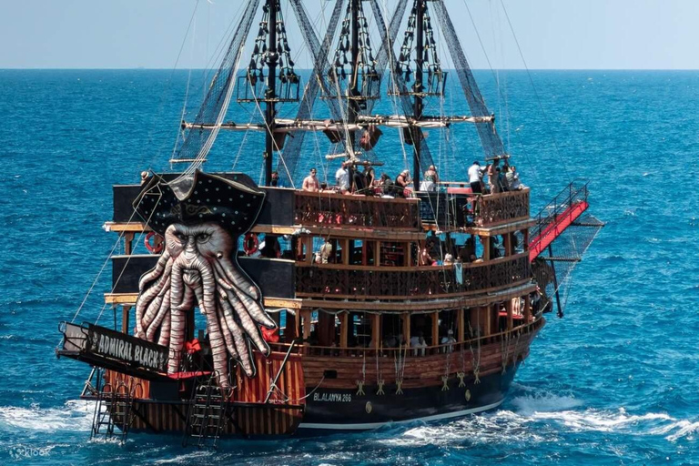 Marmaris: Pirate Boat Trip with Animation & Foam Party Pirate Boat Trip with Soft Drinks (No Transfer)