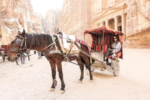 Amman - Petra - Wadi Rum en Dode Zee 3-daagse tourAmman-Petra-Wadi Rum-Dode Zee 3-daagse tour Minivan 7 pax