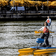 Dublin: River Liffey Hydrobike Session with Instructor