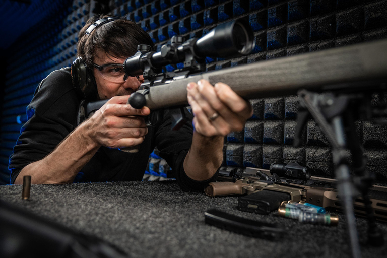 Prague: Target Gun Shooting Experience with Hotel Pickup Prague Target Gun Shooting & Transport & 3 Guns - 25 Shots