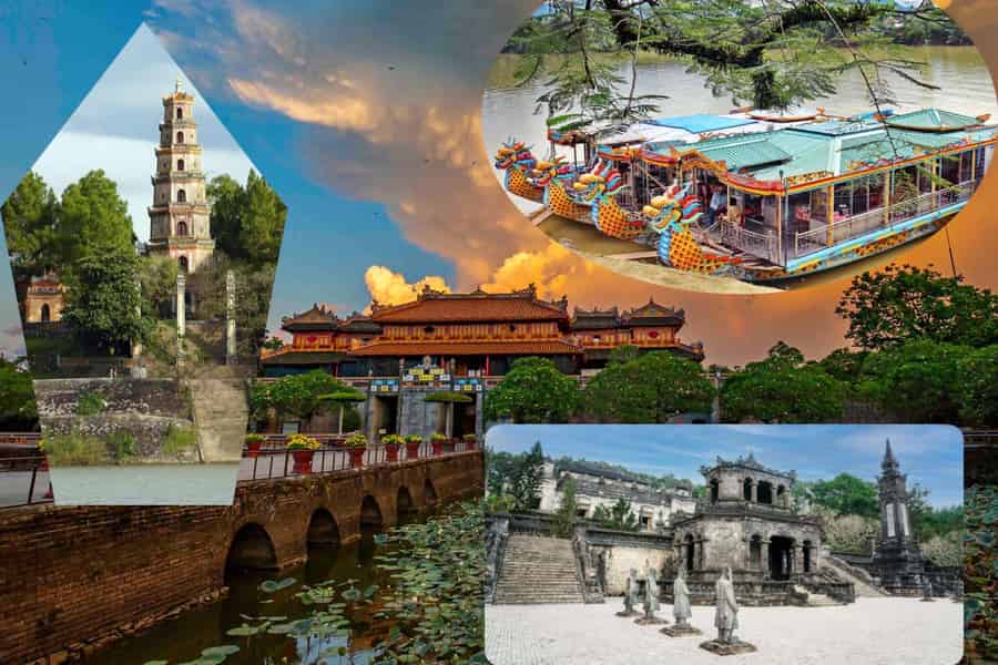 Hue: Sightseeing-Tour durch die Königsstadt mit verschiedenen Optionen und Drachenboot-Fahrt. Foto: GetYourGuide Hue: Sightseeing-Tour durch die Königsstadt mit verschiedenen Optionen und Drachenboot-Fahrt. Foto: GetYourGuide
