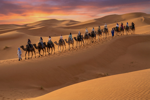 Marrakech: 3-Day Merzouga Sahara Desert Tour & Luxury Camp Option 3 — Premium Desert Experience