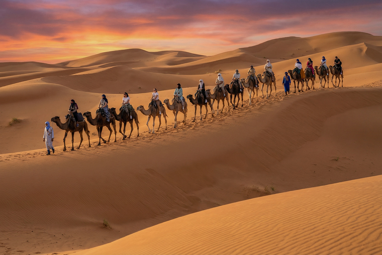 Marrakech: 3-Day Merzouga Sahara Desert Tour & Luxury Camp Option 3 — Premium Desert Experience