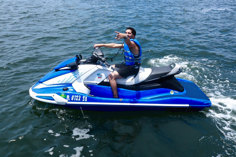 Miami Beach Jetskis + Promenade en bateau gratuite2 Jetski, 2 personnes, 1 heure + balade en bateau gratuite Tous frais payés