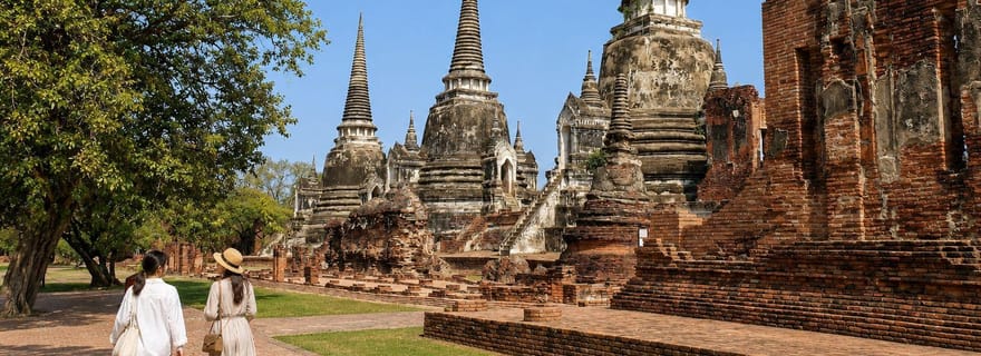 De Bangkok: Excursão Guiada pelos Templos de Ayutthaya c/ Almoço