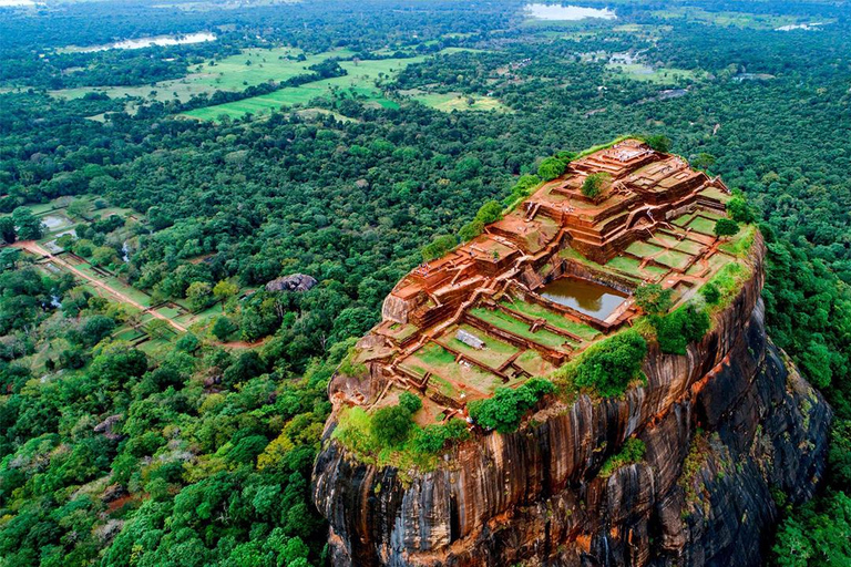 From Habarana: Dumbulla Cave & Sigiriya Fortress Tour