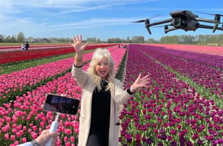 Amsterdam: Private Keukenhof- & Tulpenfelder-Tour mit Drohne
