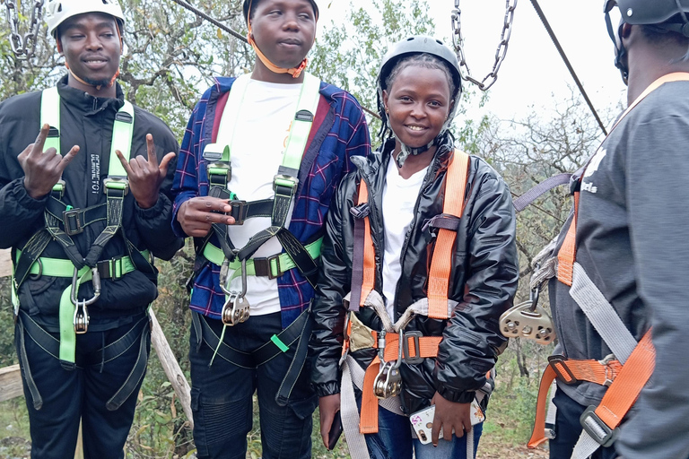 Ngong hills:, hiking and zip lining with Brian in Nairobi